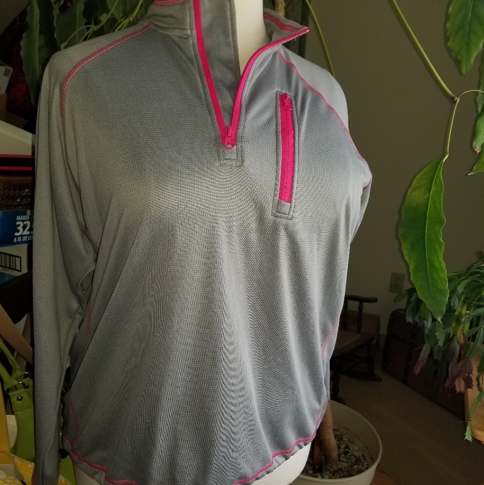 Artisans Gray and Pink Womens XXL jacket